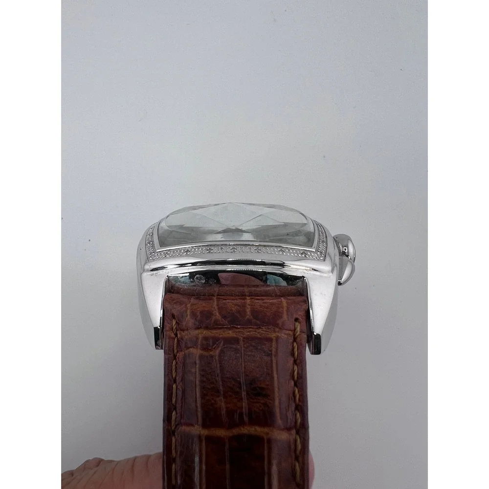 TECHNO COM by Kc‎ Diamond Accent Silver Tone Men's Watch Chronograph